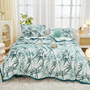 Axyaa Nordic Flower Print Plush Flannel Blanket, Soft Throw for Sofa Couch Bed