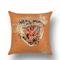 Axyaa Angel Baby Linen Cushion Cover - Home Decor, Sofa, Office, Christmas