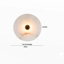 Axyaa White Marble LED Wall Sconce, Modern Nordic Home Decor Light