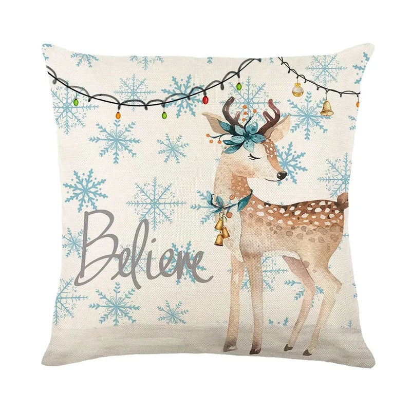 Axyaa Nutcracker Dwarf Print Pillowcase Set: Festive Christmas Room Decor & Gift