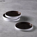 Axya Ceramic Steak and Pasta Plates - Premium Restaurant Tableware