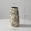 Axyaa Ceramic Vase: French Retro Pastoral Style, High Sense, Creative Ornament