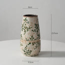 Axyaa Ceramic Vase: French Retro Pastoral Style, High Sense, Creative Ornament