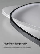 Axyaa Oval LED Ceiling Lights Dimmable Indoor Lighting for Modern Living Room Decor