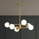 Axyaa Copper Molecular Magic Bean Pendant Lamp - Designer Postmodern Living Room Light