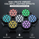 Axyaa Mini RGB LED Par Lights Stage Lighting for DJ Disco Party Club Wedding