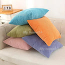 Axyaa Corduroy Corn Kernel Throw Pillowcase - Supersoft Cushion Cover for Home Sofa