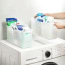 Axyaa Desktop Plastic Sorting Basket - Transparent Household Storage Solution