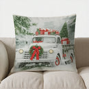 Axyaa Christmas Truck Gifts Decorative Pillow Cover for Sofa Bedroom Car