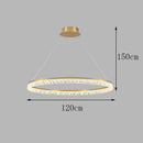 Axyaa Modern LED Pendant Light Chandeliers for Living Room and Dining Room