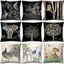 Axyaa Elephant Collection Pillowcase for Home Office Decor.