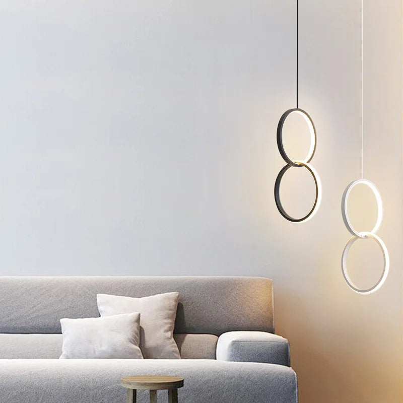 Axya LED Ring Pendant Chandelier for Home Decor Lighting Fixture