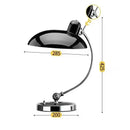 Axyaa Nordic Bauhaus Adjustable Table Lamp Luxe Study & Bedside Light