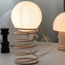 Axyaa Retro Glass Table Lamp Modern Bedroom Decor LED Living Room Study Light