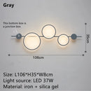 Axyaa Nordic Line LED Wall Light for Living Room Staircase Bedhead Creative Lighting
