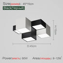 Axyaa Modern Black White Ceiling Lamp Master Bedroom Nordic Design