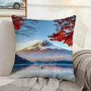 Axyaa Kawaii Fuji Decor Pillowcase 40x40 45*45 Cushion Cover for Sofa & Bed Pillows