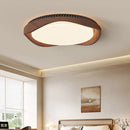 Axyaa Wood Grain Minimalism Ceiling Light 60W for Living Room Bedroom Lighting