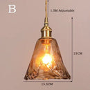 Axyaa Glass Pendant Lights for Dining Room Kitchen Living Room Bedroom Suspension Chandelier
