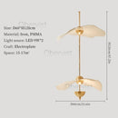 Axyaa Lotus Leaf LED Pendant Light for Modern Room Decor
