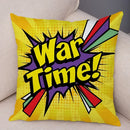 Axyaa Letters Print POP ART Pillowcase - Home Decor Cushion Cover