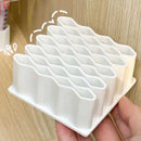 Axyaa Wavy Brush & Pen Holder Organizer Tray for Workspace Storage