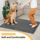 Axyaa Chenille Dog Door Mat 72 x 36, Absorbent Indoor Entrance Rug