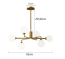 Axyaa Pendant Light Chandelier for Modern Dine Dining Room Ceiling Decor