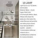 LED Lava Pendant Light by Axyaa - Geometric Design Ceiling Lamp for Home, Bar, Bedroom