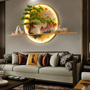 Axyaa Modern LED Landscape Painting Wall Lamp for Living Room Bedroom
