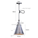 Axyaa Industrial Pendant Light for Kitchen Island & Dining Room - Adjustable Hanging Fixture