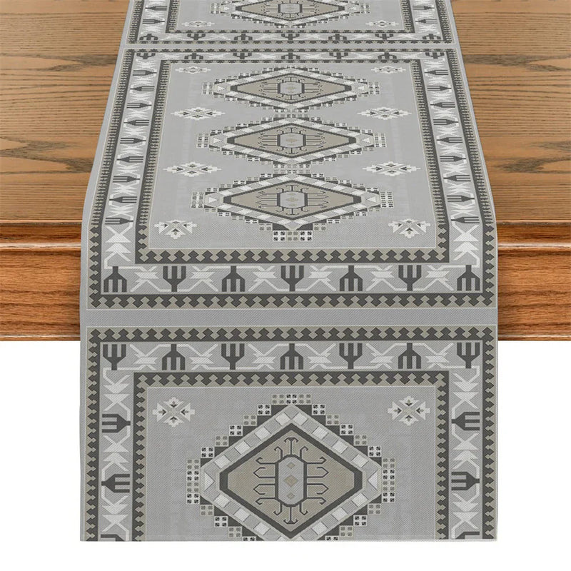 Axyaa Floral Table Flag Runner for Elegant Home Decor