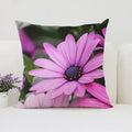 Axyaa Velvet Floral Pillow Covers for Home Decor and Sofa, 50x50 Throw Pillowcases