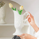 Axyaa Medieval Ceramic Vase French Art Hydroponic Retro Home Decoration
