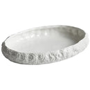 Axyaa Large Deep Steamed Fish Plate - Elegant Ceramic Seafood Platter