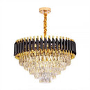 Axyaa Modern Crystal LED Chandelier for Luxury Dining Room