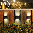 Axyaa Solar LED Wall Light: Outdoor Sensor Lamp for Garden, Waterproof Streetlight