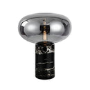 Axyaa Nordic Marble Bedside Lamp | Modern Glass Desk Lamp