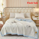 Axyaa Summer Cool Quilt | Single Bed | Machine Washable | Cotton Fill