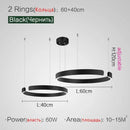 Modern LED Ring Chandelier for Dining and Living Room, Nordic Home Decor by Axyaa