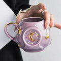 Axyaa Starry Sky Sparkling Cup: Creative Birthday Gift Mug, Colorful Stars Design