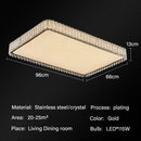 Axyaa Crystal LED Ceiling Lights for Modern Home Decor Lighting
