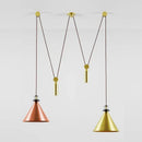 Axyaa Adjustable Pendant Lamp: Modern Design LED Chandelier for Home Decor