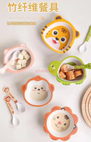Axyaa Kids' Anti-Drop Cartoon Rice Bowl