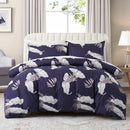 Leaf Plant Duvet Set, Boho Quilt Cover, Home Bedding by Axyaa