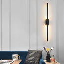 Axyaa Black Gold LED Wall Sconces - Stylish Longer Design for Home Decor