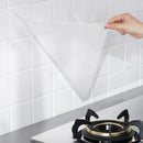 Axyaa Kitchen Oil-Proof Stickers: Cuttable Cabinet Shelf Liner Pad for Heat Insulation