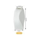 Axyaa White Flower Vase Modern Home Decor Dining Table Ornaments