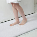 Axyaa Shaggy Soft Bath Rug Mat - Absorbent, Non Slip, Machine Washable