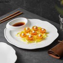 Axyaa Ceramic Snack Plate Set for Molecular Cuisine and Desserts